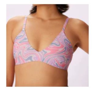 Smooth Lift Triangle Bralette PARADE BRA TIE DYE Y2K RETRO GROOVY VIBE